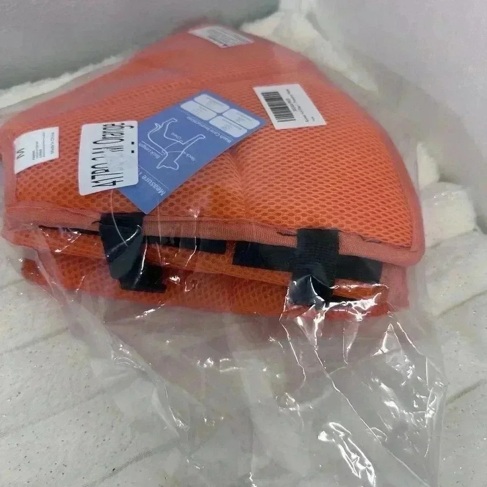 NEW Kuoser Soft Dog Cone Collar After Surgery Adjustable Recovery, Medium,Orange